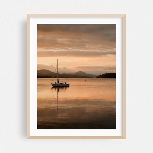 Lake Memphremagog at Sunset, Newport 01