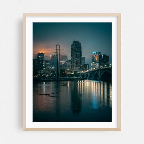 Minneapolis Skyline at Night 01