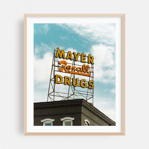 Mayer Rexall Sign 01
