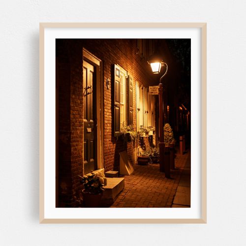 Elfreth's Alley at Night, Philadelphia 03