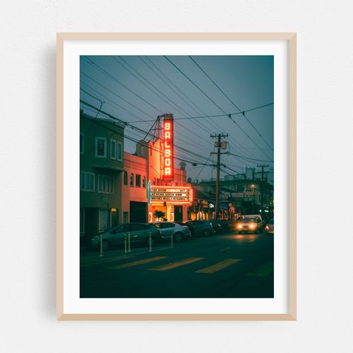Balboa Theater at night, San Francisco 01