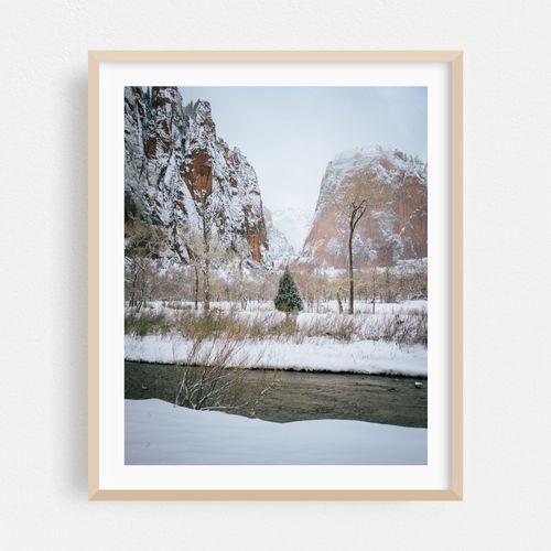 Snowy Virgin River, Zion 02