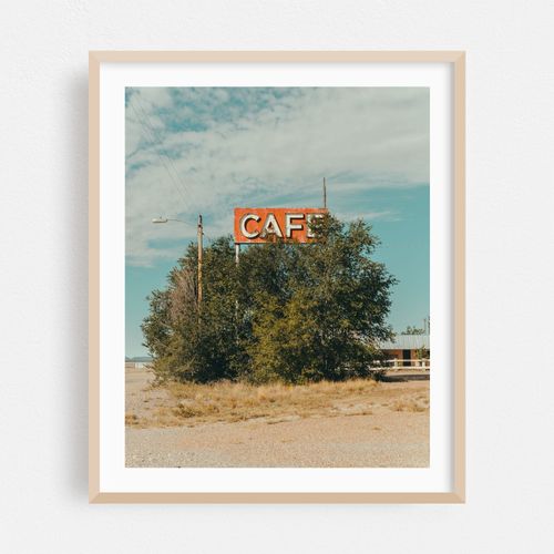 Abandoned Cafe Sign in Vaughn 01