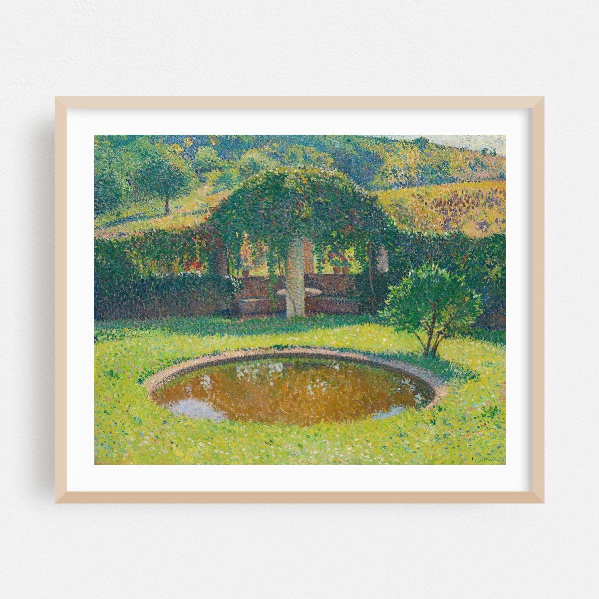 Bassin Et Tonnelle Sud-Ouest Du Parc De Marquayrol (circa 1920) – image 1 of 5