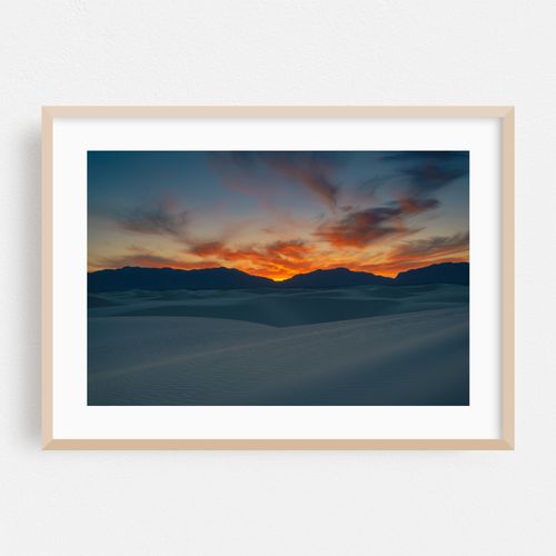 Sunset at White Sands