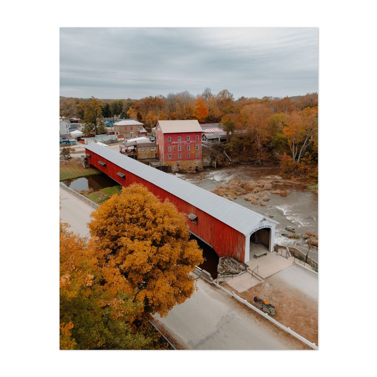 Bridgeton Mill Aerial View 01 – image 1 of 2