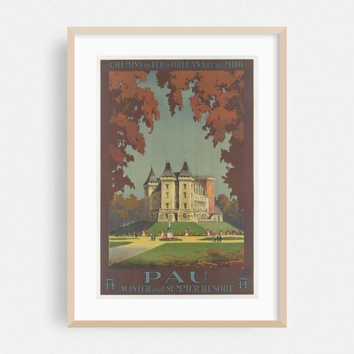 Chemins de fer d’Orléans et du Midi ; Pau winter and summer resort (1910)