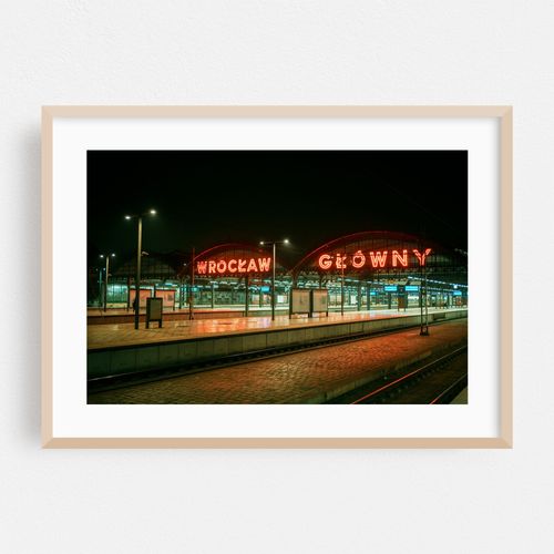 Wrocław Główny Neon