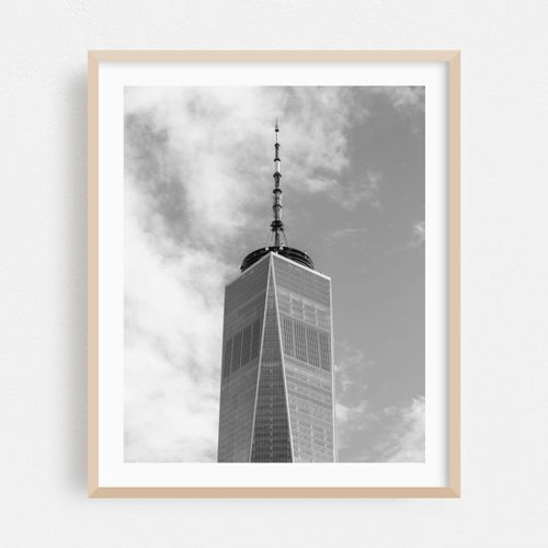 1WTC Closeup B&W
