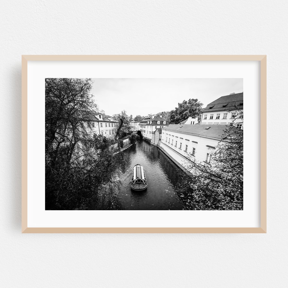 Along Čertovka B&W – image 1 of 6