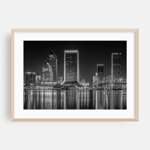 Jacksonville Reflecting B&W