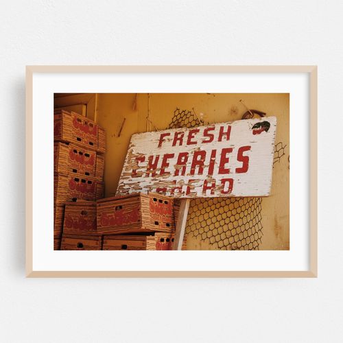 Fresh Cherries Ahead
