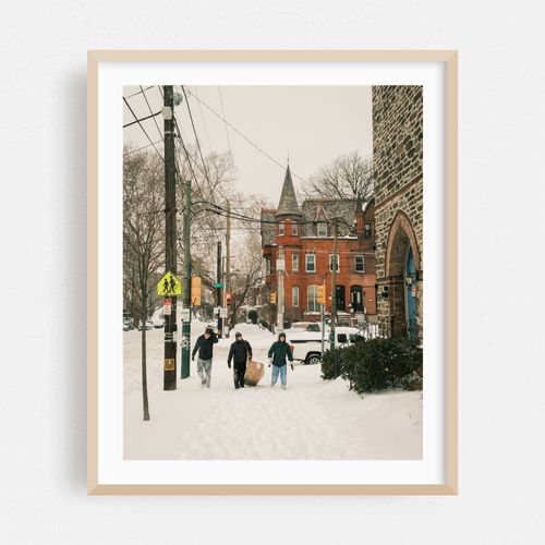 Walking in the Snow, West Philadelphia 02
