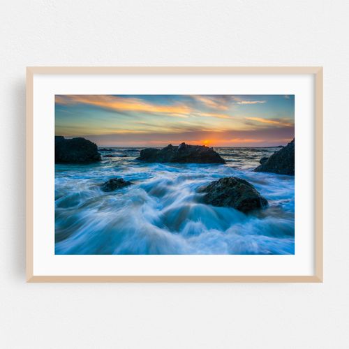Sunset at Thousand Steps Beach