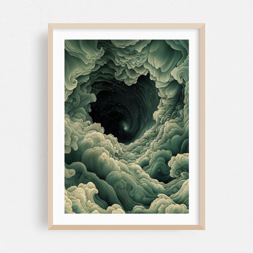 Japanese Painting Sage Green Wall Art Wabi Sabi Office Wall Art Japandi Dopamine Decor Trendy Japanese Wall Art Gift for Him