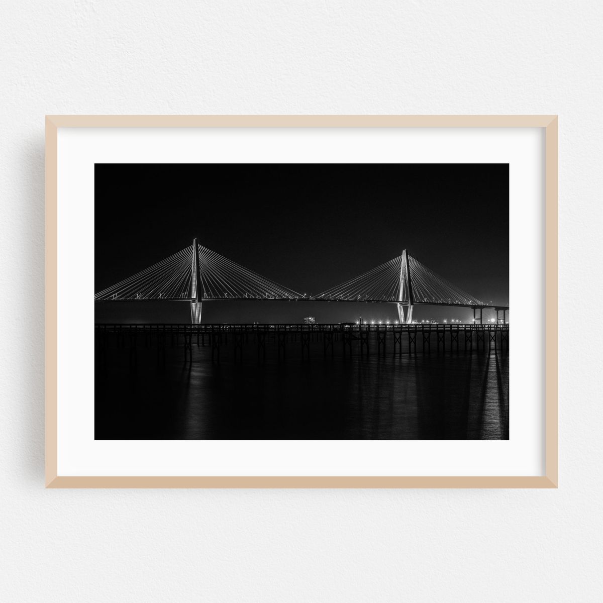 The Arthur Ravenel Bridge B&W – image 1 of 6