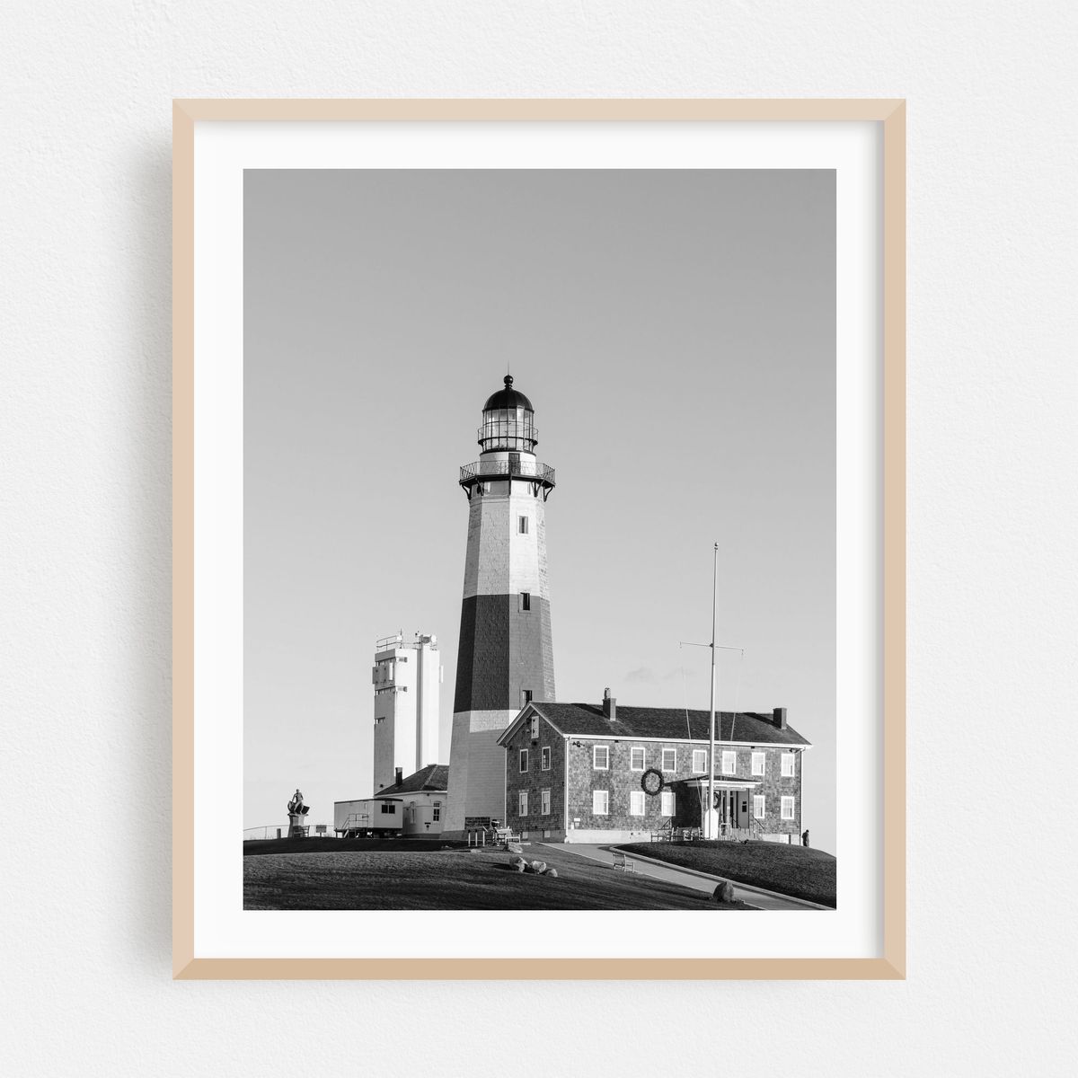 Montauk Lighthouse 04 B&W – image 1 of 12