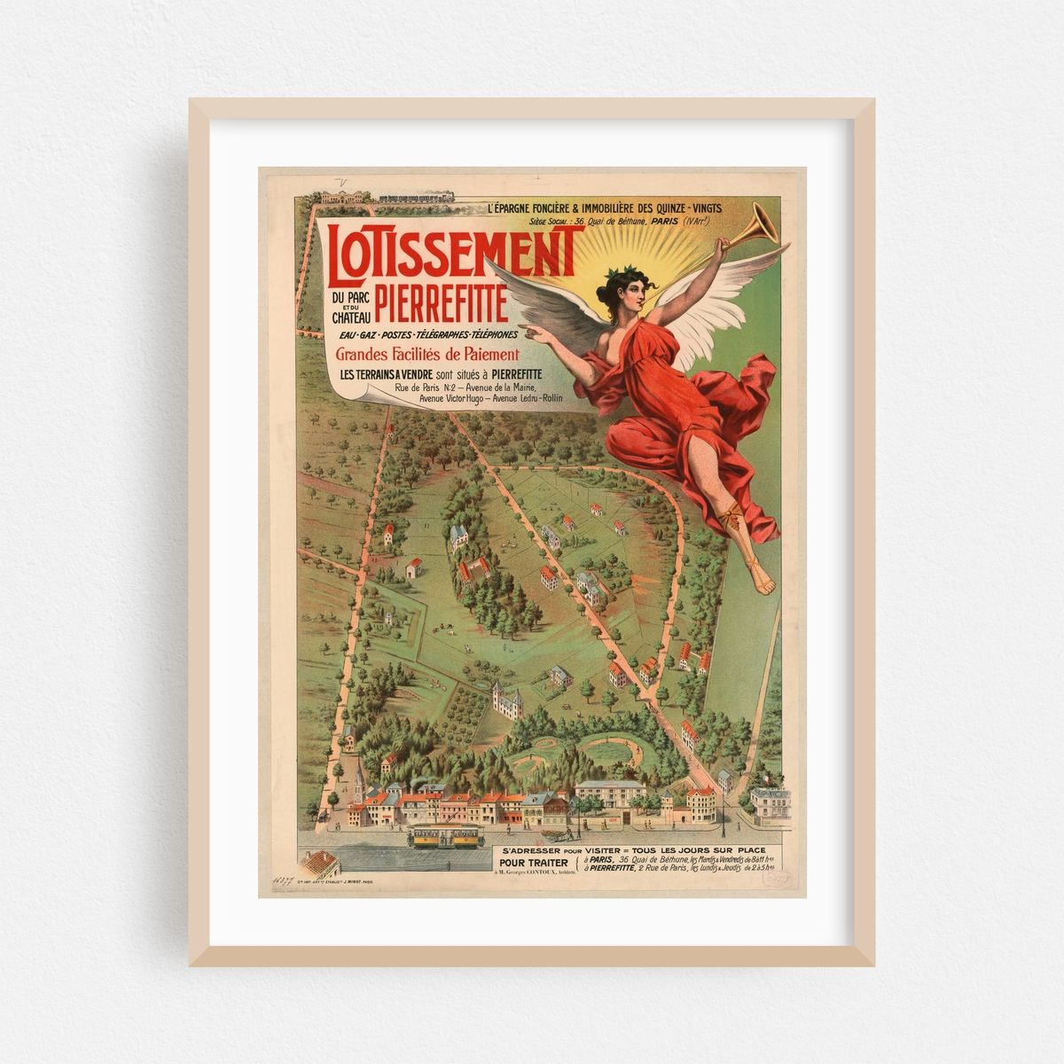 Lotissement du Parc et du Chateau Pierrefitte (1903) – image 1 of 3