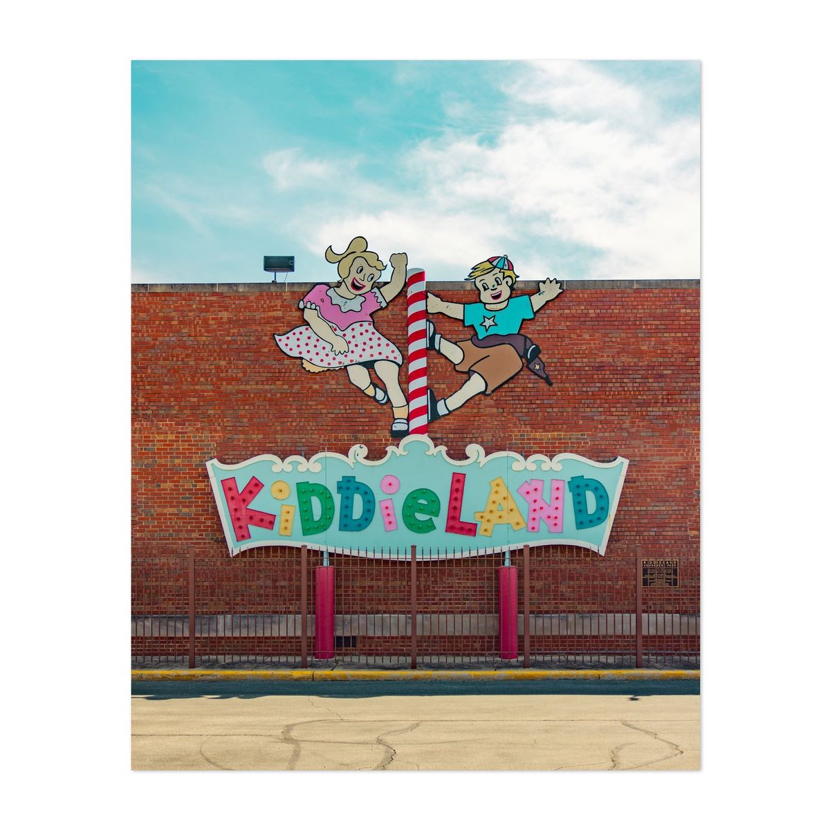 Kiddieland Amusement Park Sign – image 1 of 2