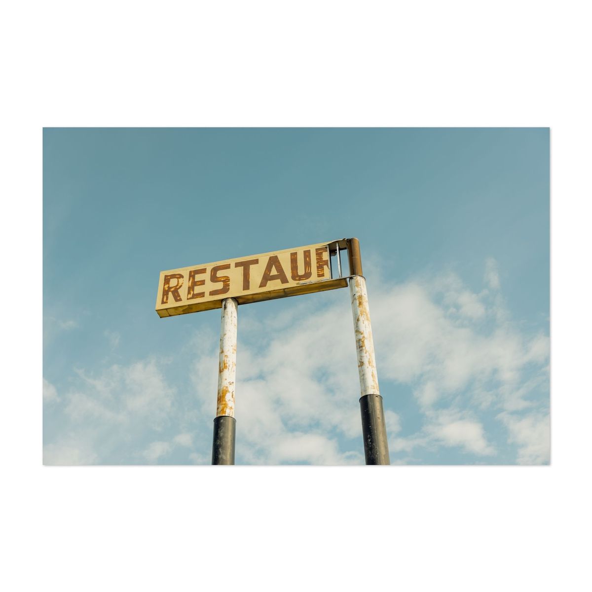 Damaged Restaurant Sign in Chenoa 02 – image 1 of 2