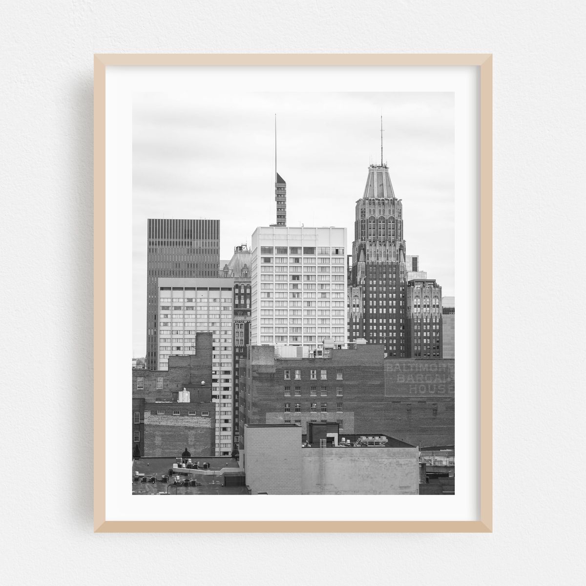 Downtown Architecture, Baltimore B&W – image 1 of 12