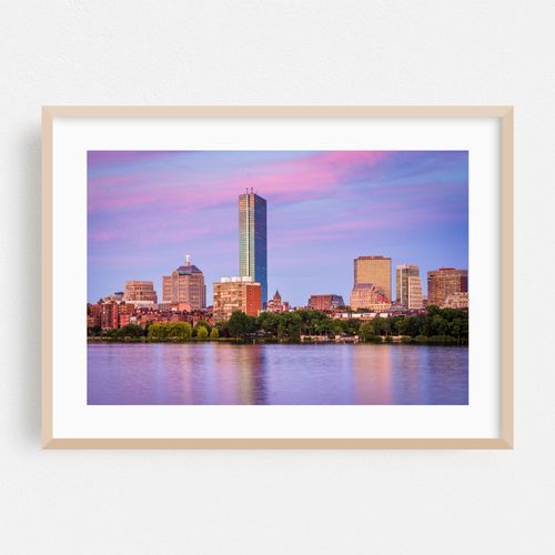 Sunset over the Charles River & Back Bay
