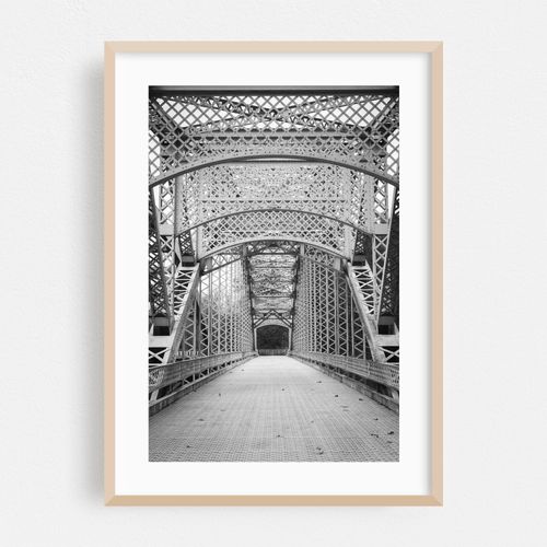 Bridge along Paper Mill Road 01 B&W