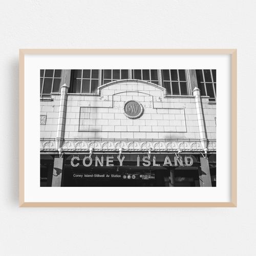 Coney Island-Stillwell Ave B&W
