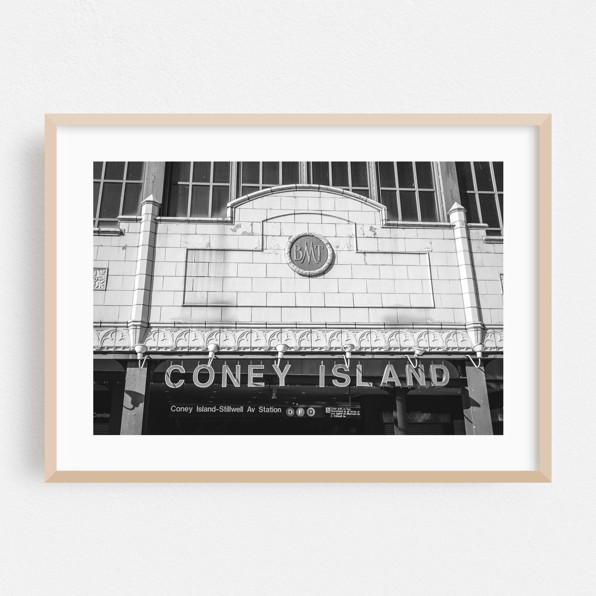Coney Island-Stillwell Ave B&W – image 1 of 6