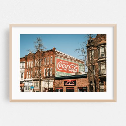 Coca-Cola Vintage Sign, Pottstown