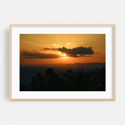 Pilot Mountain Sunset