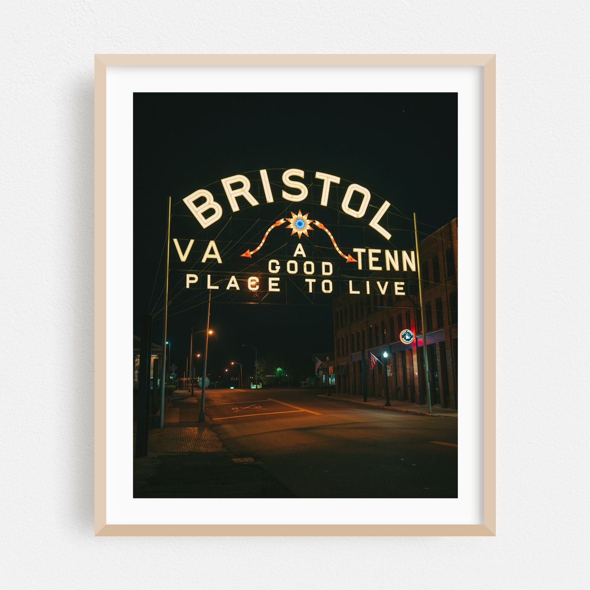 Bristol Virginia-Tennessee Slogan Sign – image 1 of 12