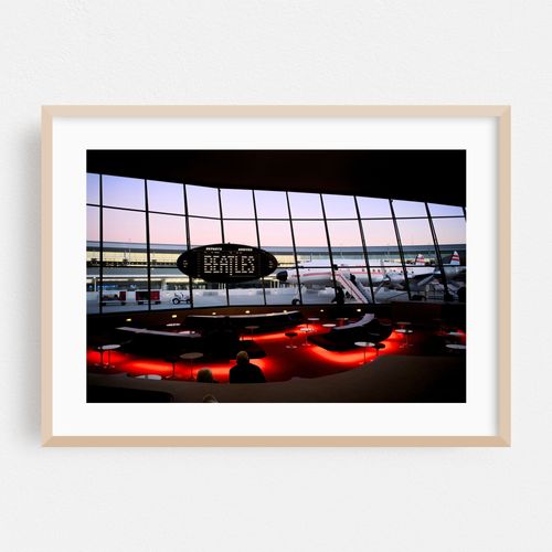 TWA Hotel Lounge in the Evening
