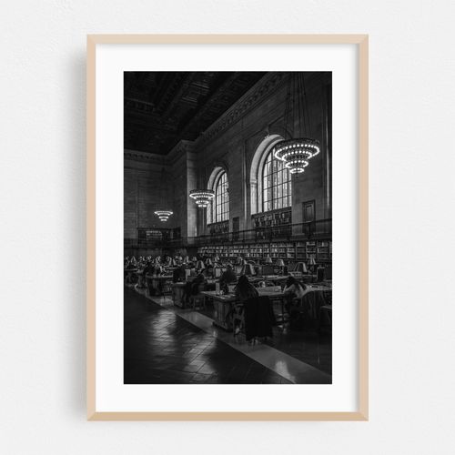 Rose Reading Room, NYPL 03 B&W