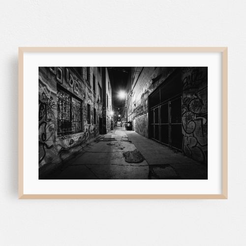 Fashion District Graffiti 02 B&W