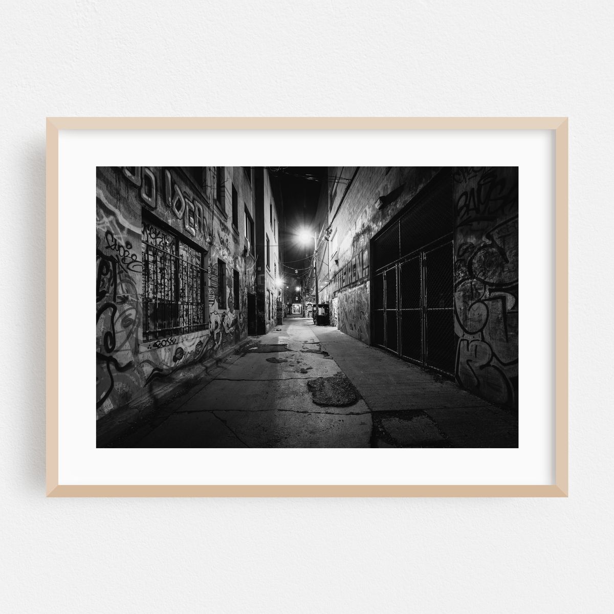 Fashion District Graffiti 02 B&W – image 1 of 6
