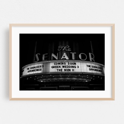 The Senator Theatre, Baltimore B&W