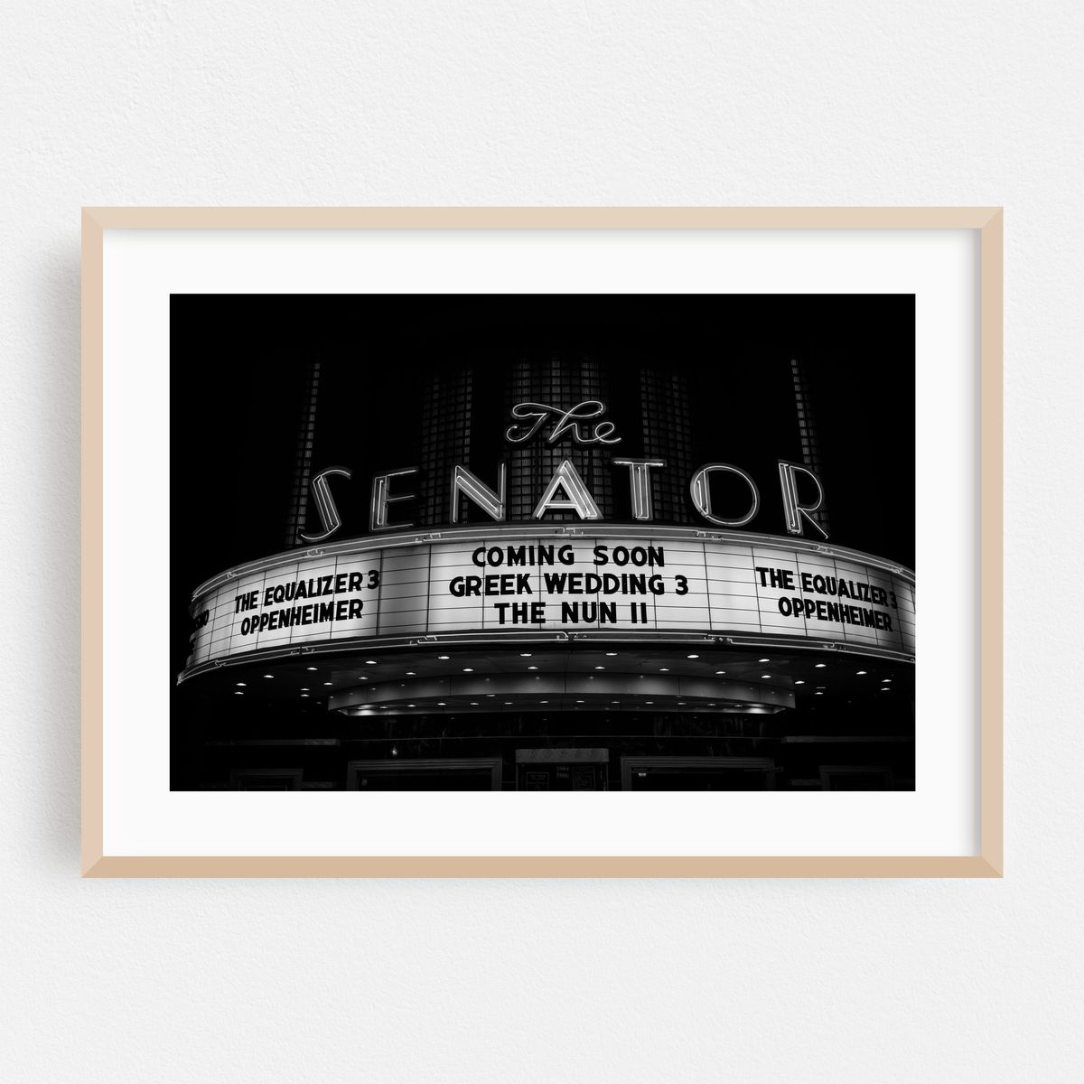 The Senator Theatre, Baltimore B&W – image 1 of 6