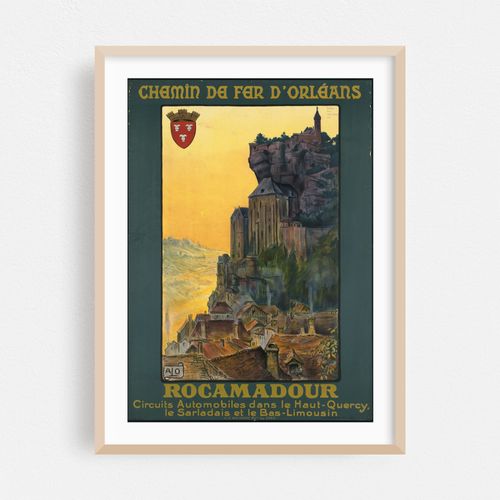Rocamadour. Circuits automobiles dans le Haut-Quercy, le Sarladais et le Bas-Limousin (1921)