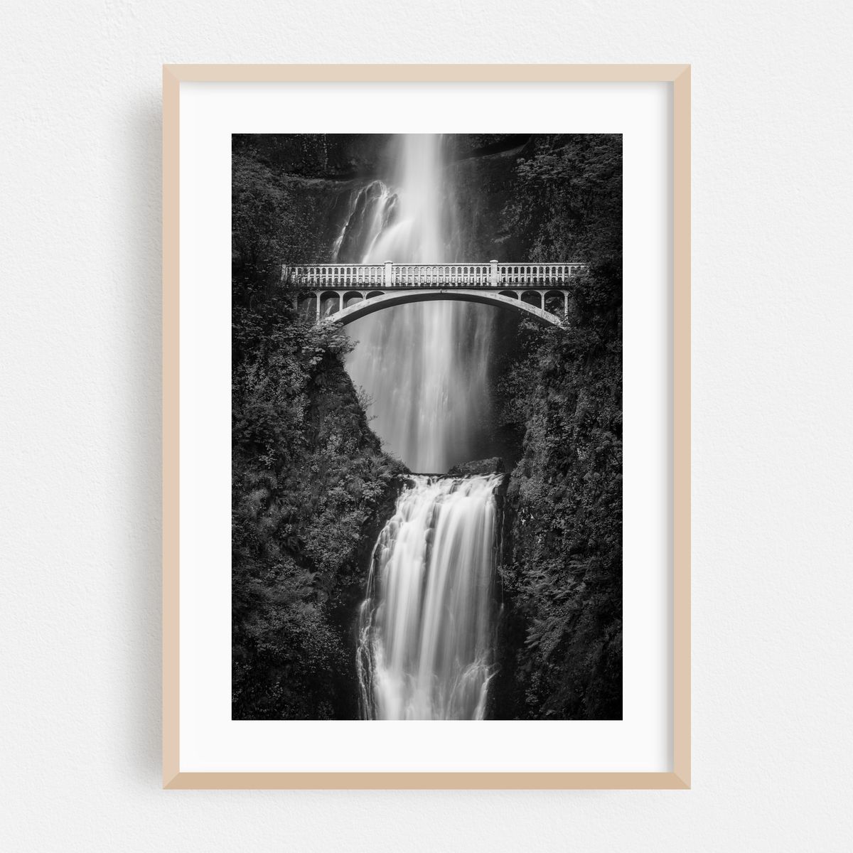 Multnomah Falls 02 B&W – image 1 of 16