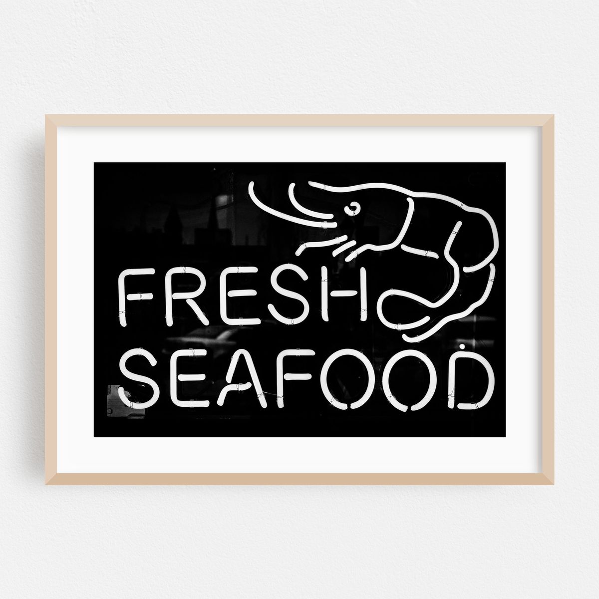 Fresh Seafood B&W – image 1 of 6