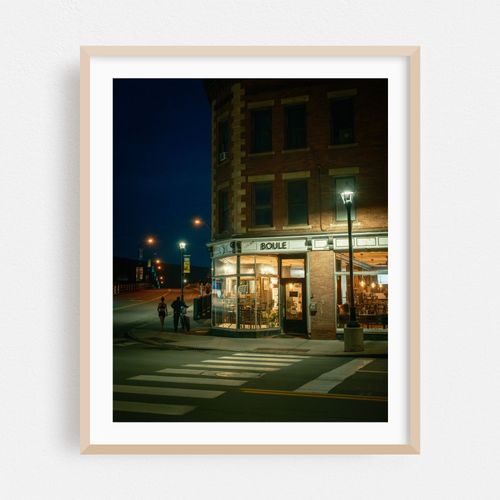 Boule Bakery at Night, Saint Johnsbury