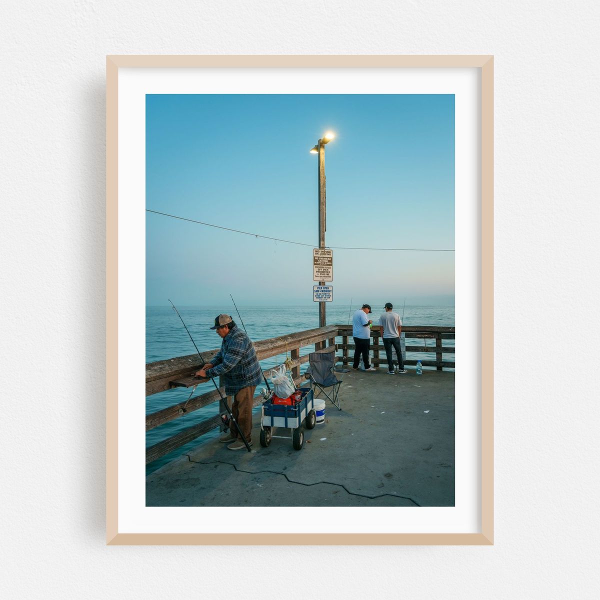 Fishing on Balboa Pier, Newport Beach – image 1 of 3
