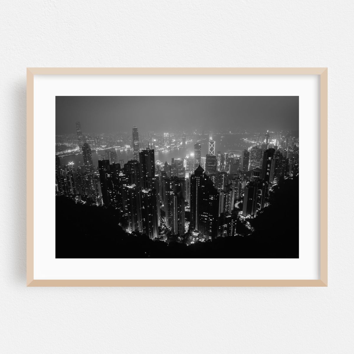 Hong Kong From Victoria Peak B&W – image 1 of 6