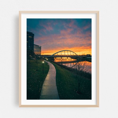 Scioto River Sunset, Columbus 01