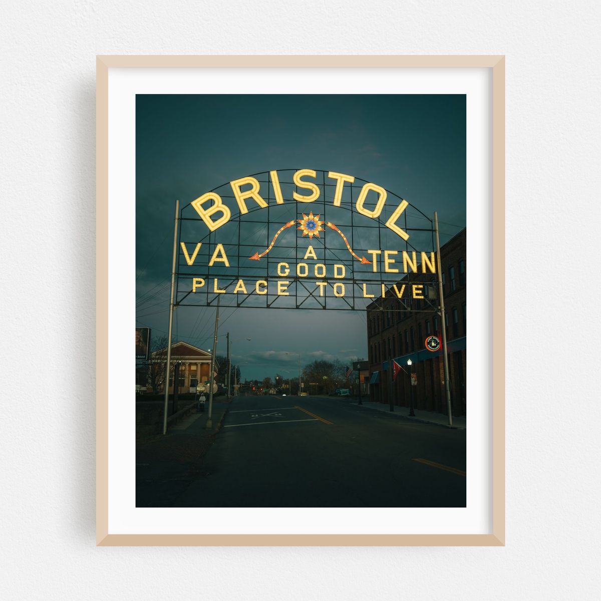 Bristol Virginia-Tennessee Sign – image 1 of 12