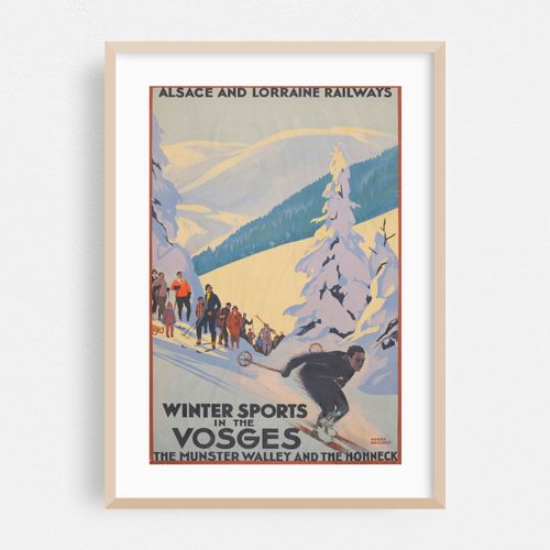Winter Sports in the Vosges (c. 1930)