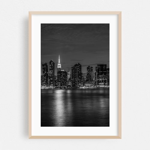 Midtown from LIC B&W