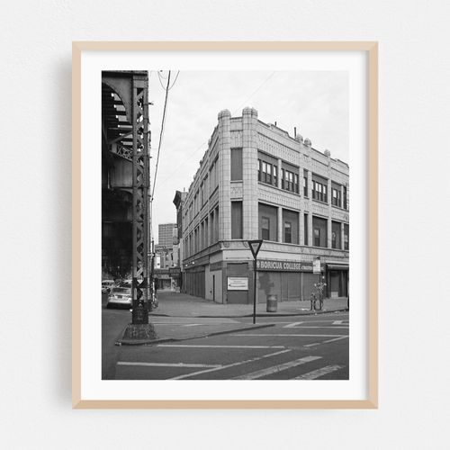 Broadway & Graham Avenue B&W