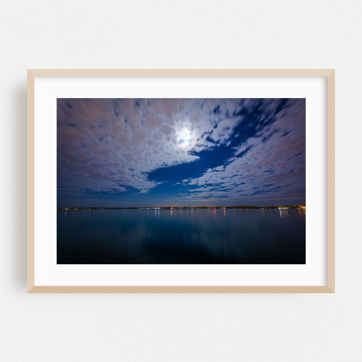 Moon over Lake Ontario – image 1 of 6